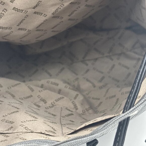 Roots 73 Ladies Gray Mini Backpack Bag Style R4820N Black Shoulder Straps - Picture 14 of 16